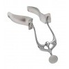 Parkes Anal Self Retaining Retractor with Winding Mechanism Two Pairs of Rotating Blades 95mm x 24mm & 75mm x 24mm