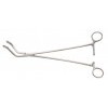 Bowel Clamp Curve to Right 1 x 2 Debakey, Atraumatic Jaw 40mm, Overall Length 300mm