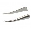 Micro Dressing/Suture Forceps Curved 6mm x 0.4mm Diamond Coated Jaw, Overall Length 150mm