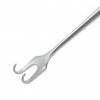 McIndoe Skin Hook Double 9mm Wide, Overall Length 150mm