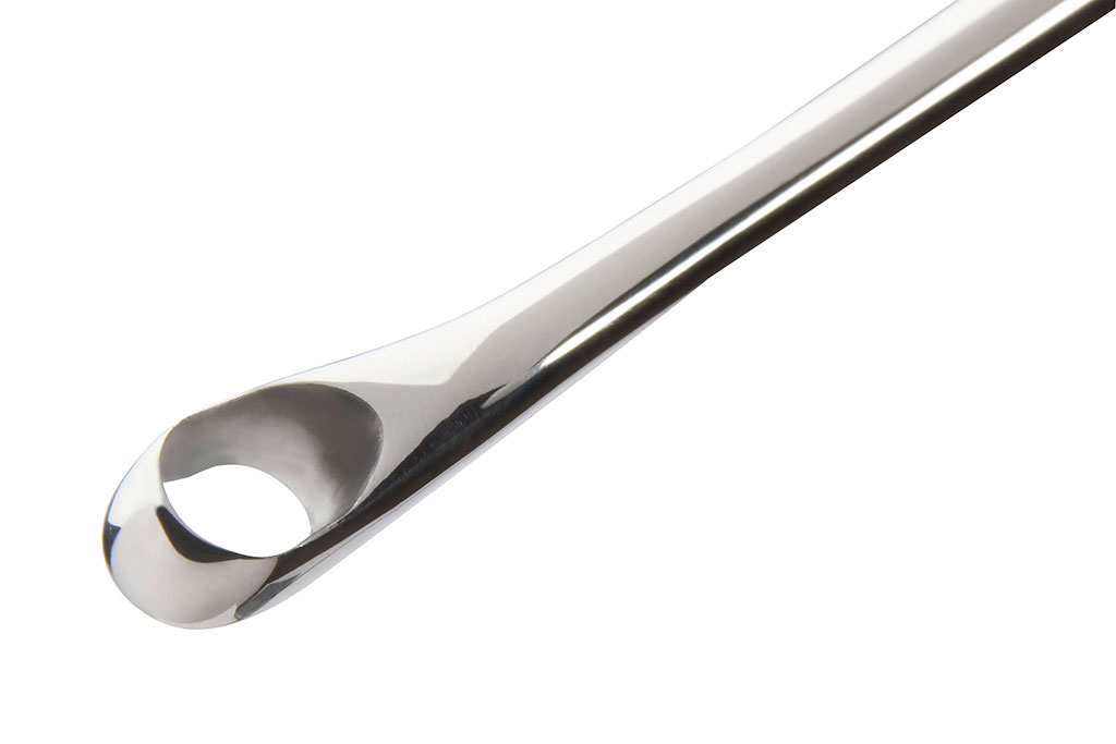 Chef Craft 10230 1-Piece Stainless Steel Solid Spoon, 13-inch