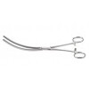 Doyen Clamp Baby Curved, Debakey 2 x 3 Teeth Atraumatic Jaws Box Joint, Overall Length 130mm