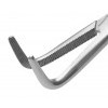McDougal Clamp Angled to Right with Fully Serrated 40mm Jaw, Overall Length 255mm