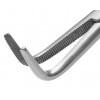 McDougal Clamp Angled to Left with Fully Serrated 40mm Jaw, Overall Length 255mm