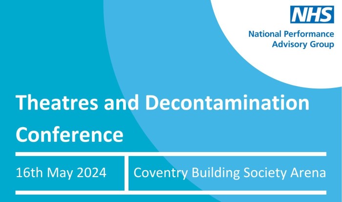 We are exhibiting at the Theatres and Decontamination Conference 2024