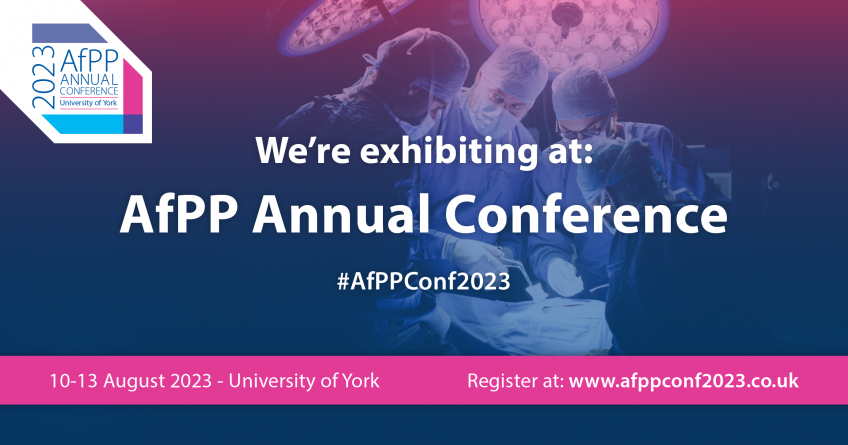 We are exhibiting at the AfPP Annual Conference 2023