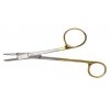 Gillies Combined Scissors/Needle Holder Right Hand Tungsten Carbide Jaws, Serration Pitch 0.4mm for Suture Size 3/0 to 6/0, Overall Length 160mm