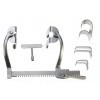 Sellors Rib Spreader Complete Set (Consisting of 3 Sets of Blades 50mm x 38mm/ 50mm x 45mm & 50mm x 65mm & Key) Overall Width 200mm