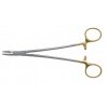 Finochietto Needle Holder Tungsten Carbide Jaws, Serration Pitch 0.5mm for Suture Size 5 to 4/0, Overall Length 200mm