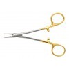 Kilner Needle Holder Tungsten Carbide Jaws, Serration Pitch 0.5mm for Suture Size 5 to 4/0, Overall Length 135mm