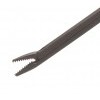 Fuller Forceps Straight Black, Tip to Shoulder Length 80mm