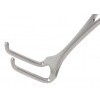Czerny Retractor Double Ended, Solid Blade 23mm Wide x 40mm Deep & 2 Pronged Bladed 23mm Wide x 38mm Deep, Overall Length 180mm